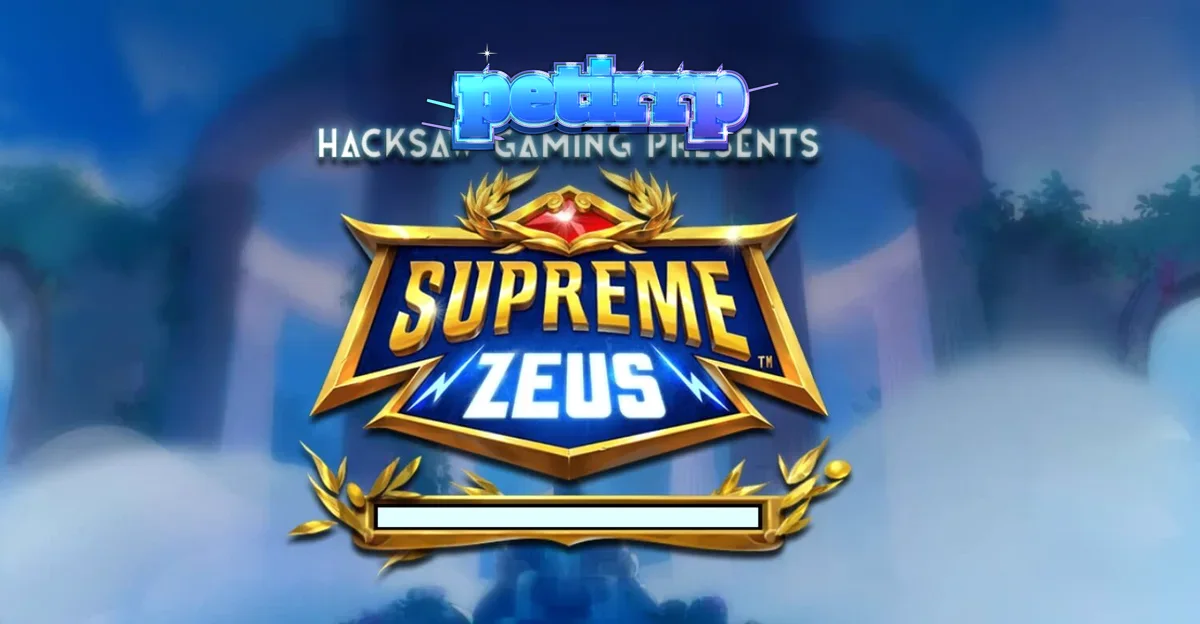 Tampilan antarmuka slot Supreme Zeus di layar perangkat seluler